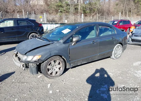 2008 Honda Civic Lx из США, поврежденный, VIN 2HGFA16538H354412